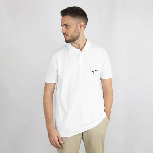 WHITE POLO T-SHIRT