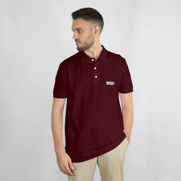 MEROON POLO T-SHIRT